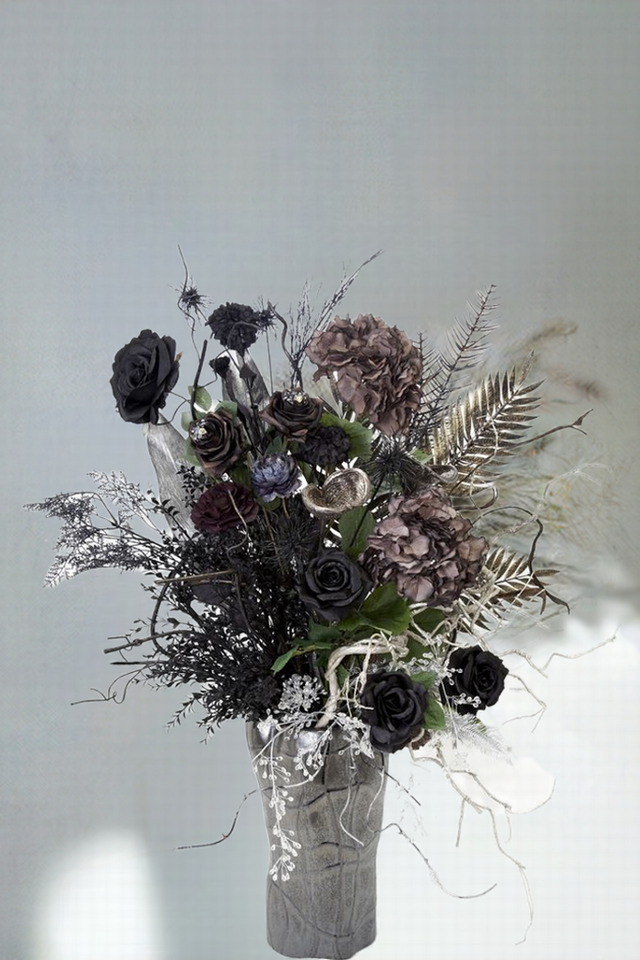 【プレミアムデザイン 造花・アーティフィシャルフラワーアレンジメント】Ray of Hope