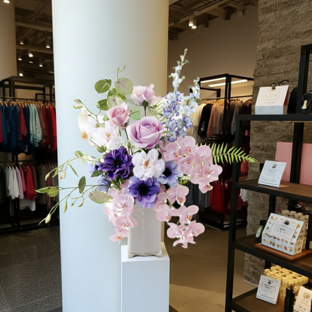 造花・アーティフィシャルフラワー・インテリアアレンジメント】バラや