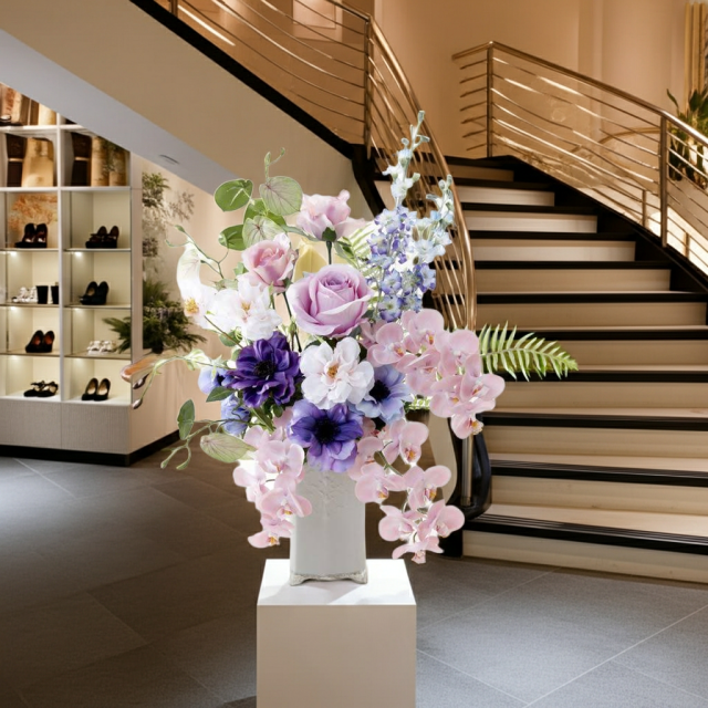 造花・アーティフィシャルフラワー・インテリアアレンジメント】バラや