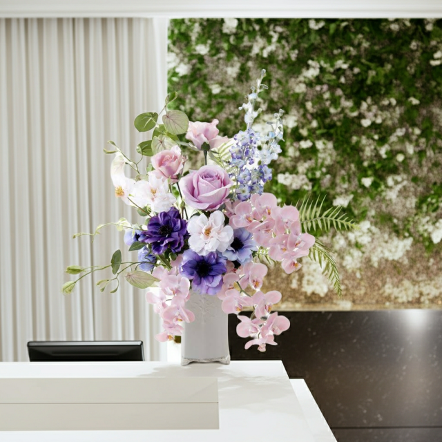 造花・アーティフィシャルフラワー・インテリアアレンジメント】バラや