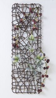 【壁掛け・造花 アーティフィシャルフラワー・ オリジナルハンギングアレンジ】唯花 -ゆいか-