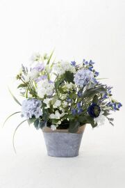 【造花・アーティフィシャルフラワー・インテリアアレンジメント】ブルーシンフォニー