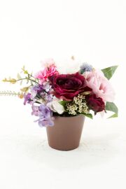 【造花・アーティフィシャルフラワー・造花インテリア】Thank you ポットアレンジーF