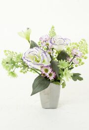 【造花・アーティフィシャルフラワー・和モダン・和風アレンジメント】凛－rin