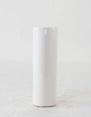 【造花用花器】ホワイトスリムフラワーベースＳ／白