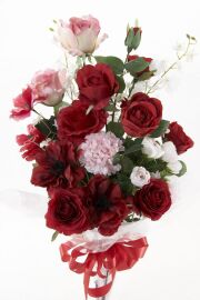 薔薇の花束（造花） Amazon｜ローズ バラ 薔薇 花束 造花 赤｜造花 オンライン通販