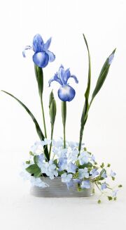 【造花・アートフラワー・和モダン・和風アレンジメント】青翔―aoto