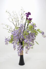 【プレミアムコレクション・ジャパニーズモダン・ 造花・アーティフィシャルフラワーアレンジメント】花宴－hananoen