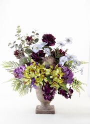 【アーティフィシャルフラワー・アートフラワー・造花アレンジメント】オリエンタルオーキッド・オリキス