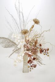 【プレミアムコレクション 造花・アーティフィシャルフラワーアレンジメント】shining butterfly