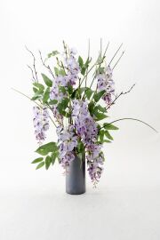 【造花・アーティフィシャルフラワー・和風・和モダン・ジャパニーズモダンアレンジメント】藤歌－hujika