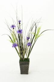 【造花・アーティフィシャルフラワー・アレンジメント】矢車草のアレンジ