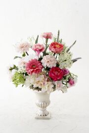 【造花・アーティフィシャルフラワー・インテリアアレンジメント】ピンク・ヴィーナス