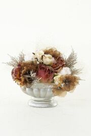 【造花・アーティフィシャルフラワー・インテリアアレンジメント】mocha maroon rose