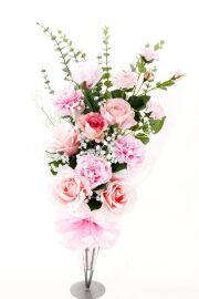 【贈答・贈呈用・造花花束・アーティフィシャルフラワーギフトブーケ】ローズガーデンシリーズ｜Beautiful Bouquet of Roses