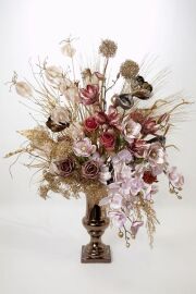 【プレミアムデザイン 造花・アーティフィシャルフラワーアレンジメント】Shining Goddess of Mercy