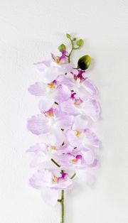 【造花・アートフラワー・シルクフラワー】オーキッド・胡蝶蘭（ライトパープル）
