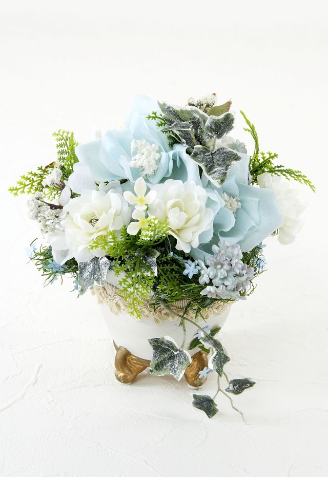 造花・アートフラワーアレンジメント】アジアンオーキッド｜造花