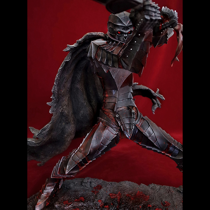 【流血塗装】　「狂戦士」　Armored Berserk　Skull Helmet Version　レッドクリスタルアイパーツ付き※締切