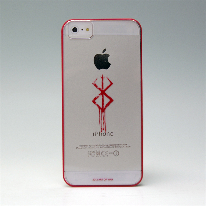 ベルセルク・クリアアイフォンケース「烙印」　iPhone5/5S対応　※完売