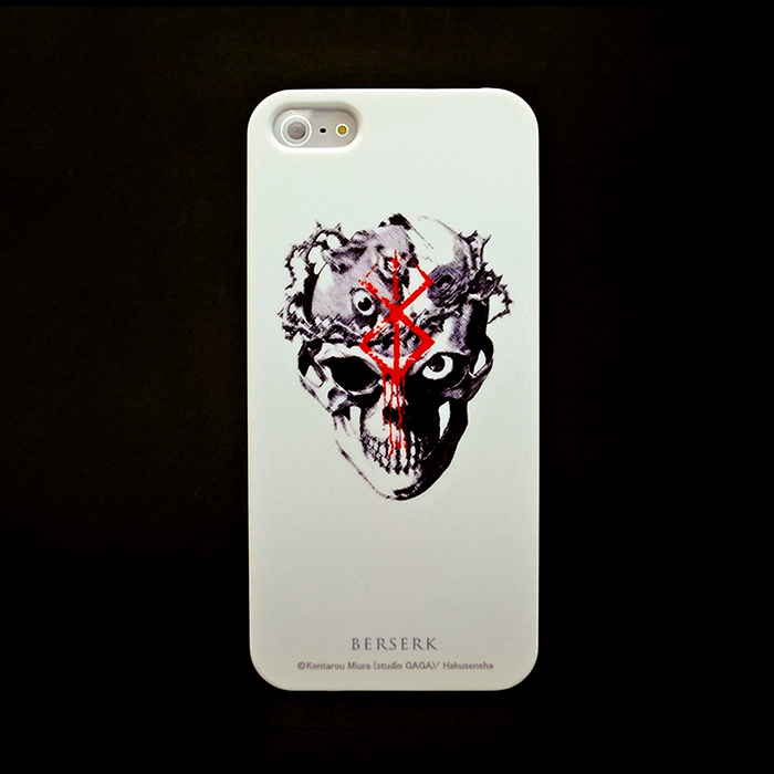 ベルセルクアイフォンケース　髑髏の騎士（白）　iphone4/4※完売