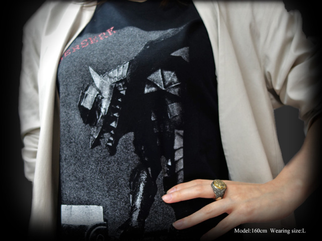 ベルセルク　Tシャツ　半袖　着用イメージ