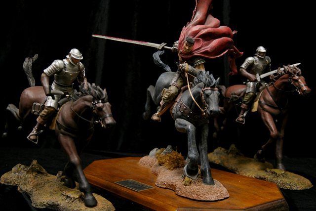 『ドルドレイ攻略戦(1/10スケール騎乗作品)』オークション　※締切