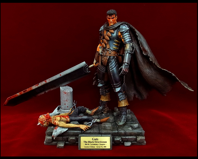 ベルセルク ART OF WAR 生誕祭の章 限定I (使徒の死体付ベース) 黒い剣士 生誕祭の章 限定I (使徒の死体付ベース) ※完売