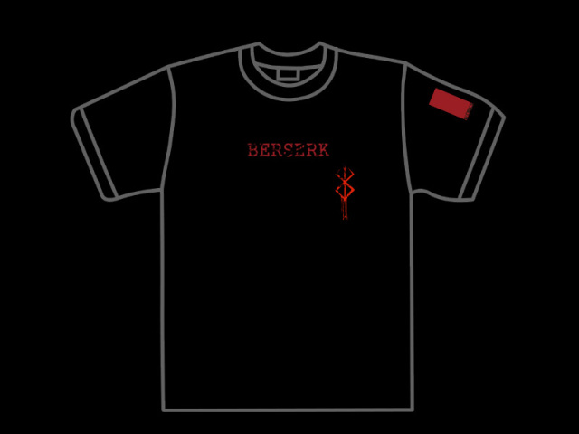 ベルセルク　Tシャツ　半袖　着用イメージ