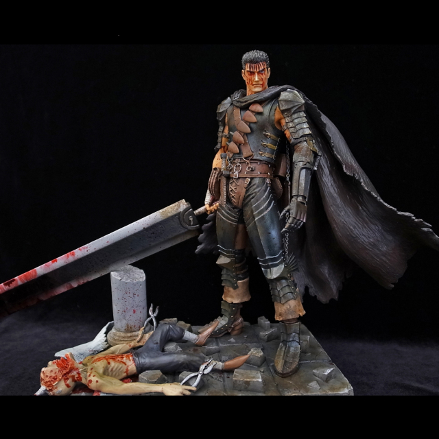 黒い剣士　生誕祭の章　限定I　 (使徒の死体付ベース) 2014Repaint Edition ※完売