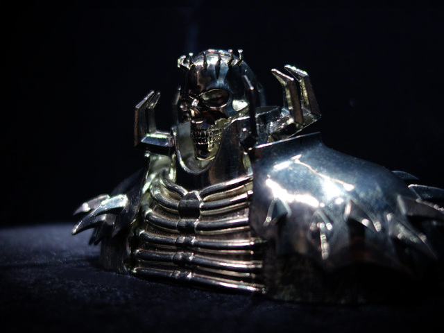 ART of WAR髑髏の騎士スタチュー ALL JAPAN MADE】髑髏の騎士バストアップ【ALL METAL】 *国内限定5体
