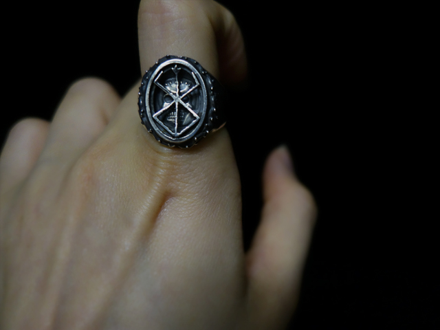 ベルセルク　髑髏の騎士　リング　20号　大ベルセルク展 大ベルセルク展】リング 髑髏＆ベヘリット[2025年7月上旬～中旬より