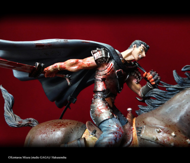 ART OF WAR　ベルセルク　ガッツ　騎乗 ガッツ(鷹の団)乗馬』1/15スケール ※完売