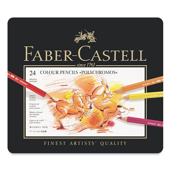 ファーバーカステル ポリクロモス色鉛筆 24色セット