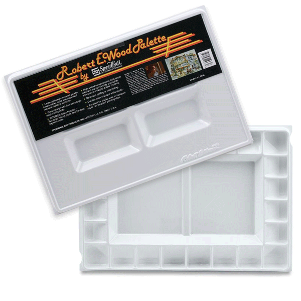 ロバート・E・ウッド パレット（31x41cm・24色・プラスチック