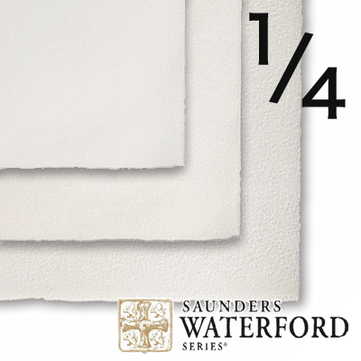 サンダース　ウォーターフォード水彩紙　（シート1/4）