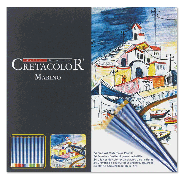 クレタカラー　マリノ　水彩色鉛筆・24色セット