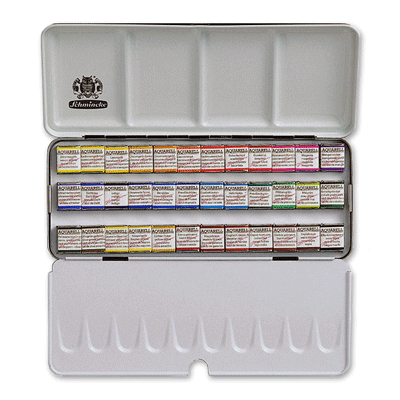 シュミンケ ホラダム透明水彩絵具・ハーフパン36色セット