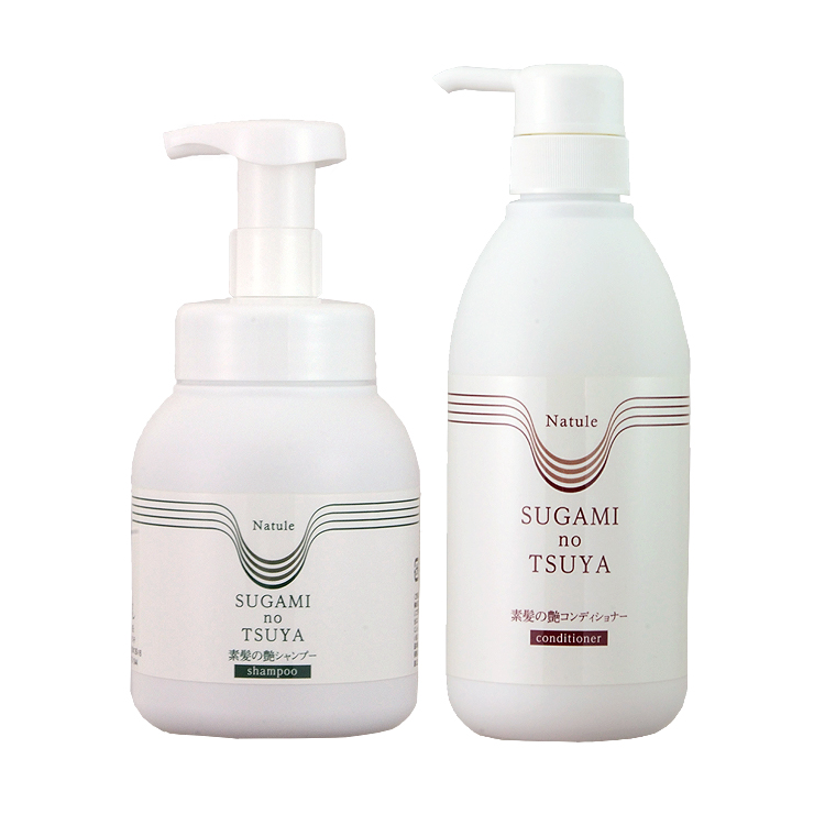 素髪の艶シャンプー＆コンディショナーセット　各500ml