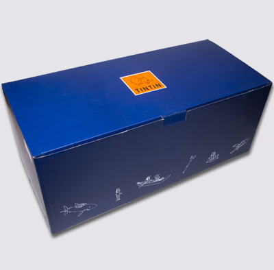 タンタン42cmレジン型模型 サメマリン号 『レッドラッカムの宝』より 