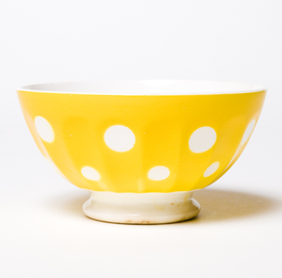 カフェオレボウル（イエロードット）