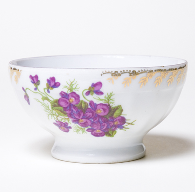 カフェオレボウル（スミレ）