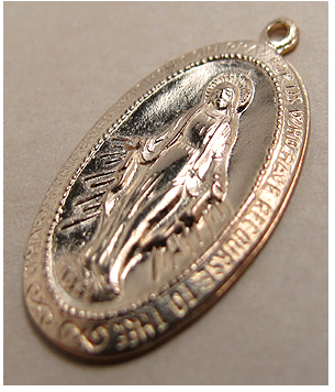 ゴールドフィルド・チャーム（マリア メダイ）【E】「14kgf」（10個）