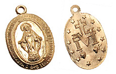 ゴールドフィルド・チャーム（マリア）【B】（両面）「14kgf」（25個）