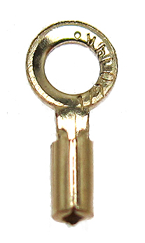 ゴールドフィルド・エンドパーツ/エンドキャップ・カツラ（内径0.45mm）「14kgf」（1.42g入/約50個相当）