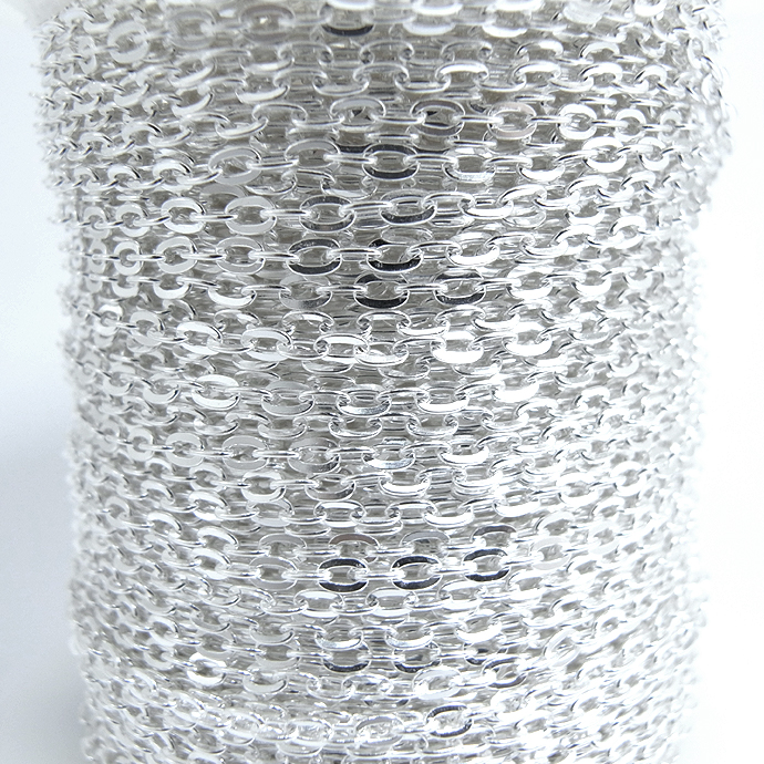シルバーチェーン/平アズキ1.8mm「SV925」（10センチ）（1本）