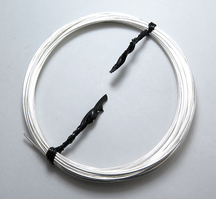 SV925シルバーワイヤー/ラウンド・ワイヤー（ハーフハード）【1.02mm×1.9メートル】（1巻）