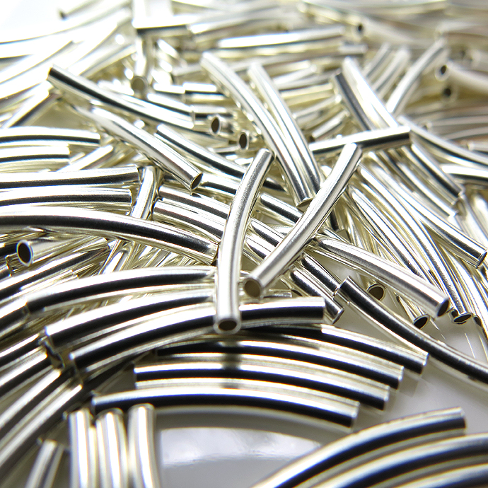 シルバーパーツ925/チューブ（2.0mm×30mm）（25本）