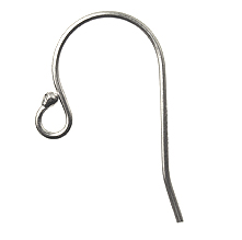 シルバーパーツ（sv925）/フレンチフックピアス（ボールエンド）（100ペア）