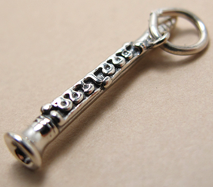 シルバーパーツ925/チャーム（クラリネット）（1個）